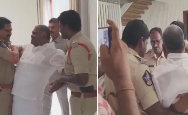 ఎట్ట‌కేల‌కు తాడిప‌త్రిలో పెద్దారెడ్డి ప్రత్య‌క్షం...అరెస్ట్‌! Great Andhra